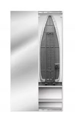 Шкаф-купе белый Iron Box Print (левый, купе) Беленый дуб