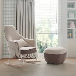 Детское кресло Micuna (Микуна) Wing/Moom waterwood текстиль beige/brown