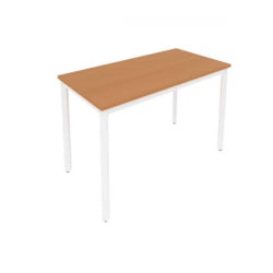 Стол письменный на металлокаркасе SLIM SYSTEM С.СП-4.1 Груша-Белый