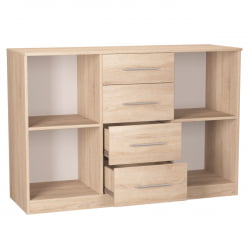 Комод K-93x135x45-1(ДСС-Белый)