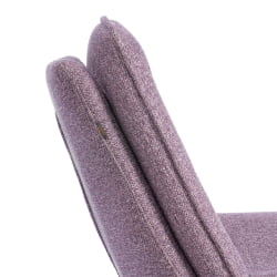 Кресло лаунж Cosmo велюр/букле, VT shape wood rose