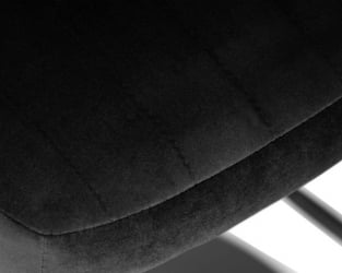 Стул барный DOBRIN CHARLY BLACK (черный велюр (MJ9-101)) 2 шт