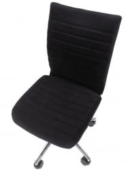 Офисное кресло CHAIRMAN 033 велюр Черный