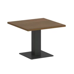 Стол журнальный квадратный HOME OFFICE VR.SP-5-60.2G Орех Гварнери/Антрацит металл