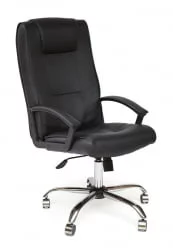 Кресло руководителя Maxima хром (черный 36-6)