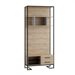 Стеллаж Loft под ТВ Дуб натур