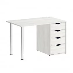 Стол письменный HOME OFFICE VR.SP-3-118.4 Снежная Платина