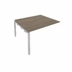 Проходной наборный элемент переговорного стола Metal System Б.ППРГ-3 Вяз/Серый