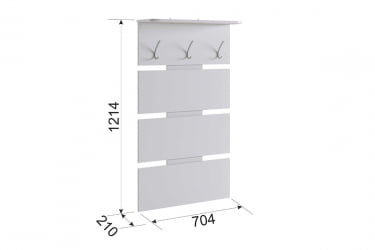 Вешалка Реал 2 PR-0030 белый