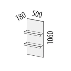Полка навесная Фреска 66.25