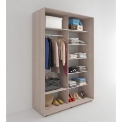 Шкаф-купе Акцент-Вера ДР 1400х600 Ясень шимо светлый