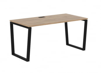 Стол письменный EDIS EVST 1580 Дуб Денвер светлый Черный