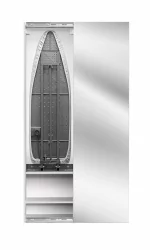 Шкаф со встроенной гладильной доской Iron Box Print (правый, купе) Беленый дуб