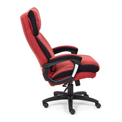 Кресло DUKE ткань, красный/черный, MJ190-11/TW-11