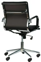 Кресло для персонала Nerey LB T Экокожа Черный