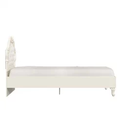 Кровать односпальная 900 Луиза ЛД 665.260.000.001 Алебастр Шампань