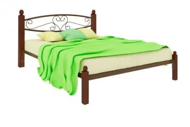 Кровать Каролина Lux 1200х1900 Коричневая