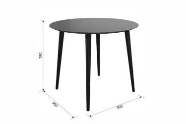 Стол обеденный Сканди 2 Белый-светлый лак