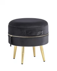 Банкетка Тильда с ящиком велюр Антрацит