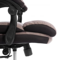 Кресло Chief metalBL ткань, светло-коричневый, KUB 03/TW-24