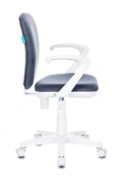 Кресло детское Бюрократ KD-W10AXSN (пластик белый) Серый 26-25