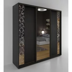 Шкаф-купе 3-х дверный Акцент-Вера ДС 2100х600 Венге