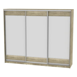 Шкаф-купе B-220х270х60-3(ДКМ-D8D8D8)