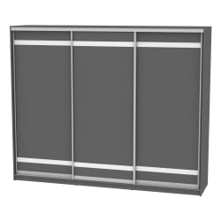 Шкаф-купе B-230х270х60-2(Графит-D9D9D9)