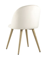 Комплект из четырех стульев Лион велюр кремовый 4 шт