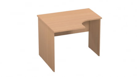 Стол компьютерный угловой Р.РС-10 (левый) Дуб Сонома светлый