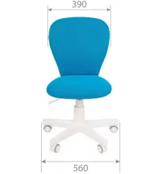 Детский стул CHAIRMAN ТИН (KIDS) 105 белый пластик ТВ (TW) Розовый