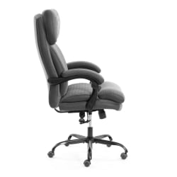 Кресло руководителя Chief metalBL велюр/ткань, серый, 29/TW-12