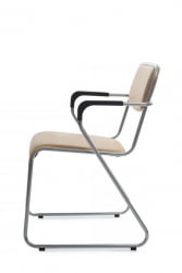 Кресло Nix Plus RCH OMKL-04 Бежевый/Металл окрашенный Хром
