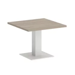 Стол журнальный квадратный HOME OFFICE VR.SP-5-60.2G Дуб Аттик/Белый металл