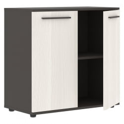 Шкаф с глухими малыми дверьми EDIS ELCS 85.1 Ясень Траун Мокко Мокко