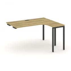 Стол-приставка к опорной тумбе/шкафу (правый) CONCEPT CN.OSAPR-006(R) Дуб Винченцо Черный