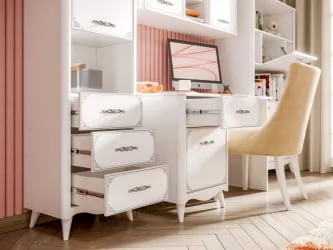 Комплект мебели для детской Элис №2 Белый