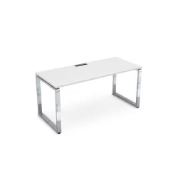Стол рабочий, прямолинейный GLOSS LINE НСР-О.005.2 Белый Премиум