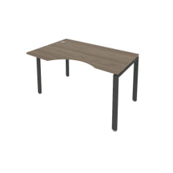 Стол письменный METAL SYSTEM Б.СА-2 Л Вяз/Антрацит
