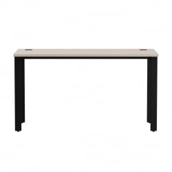 Стол прямой на металлокаркасе, опоры 90 гр Everprof EVO 254S007 Кашемир Черный