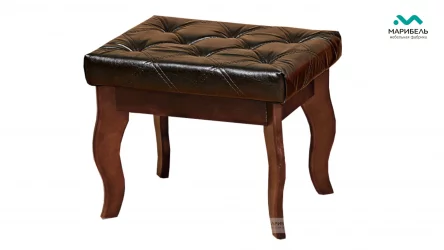 Банкетка «Болеро» 500/2 Кожа Terra 100/Дуб беленый