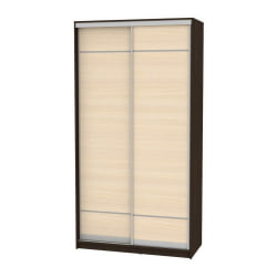 Шкаф-купе B-220х120х60-2(Венге-ДМ-D7D7)