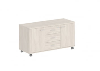 Тумба сервисная с 3-мя ящиками Sigma SG.621.OL.OL.M Дуб светлый