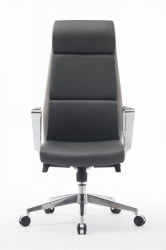 Кресло офисное LONDON LUX Темно-светло серый