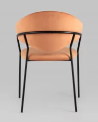 Стул Алексис велюр Оранжевый