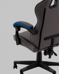 Кресло спортивное TopChairs Phantom серо-голубой