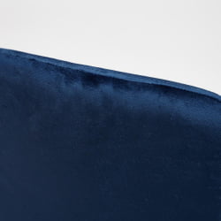 Стул BREEZE (mod. 4724) металл/ткань, 44х48х87см,темно-синий/натуральное дерево