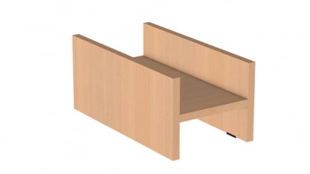 Подставка под сист. блок Р.ПП Дуб Сонома светлый