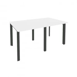 Стол переговорный (2 столешницы) ONIX O.MP-PRG-2.0 Белый Бриллиант/Антрацит