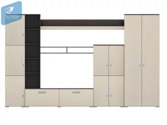 Гостиная Атлантида 5 Венге Дуб молочный